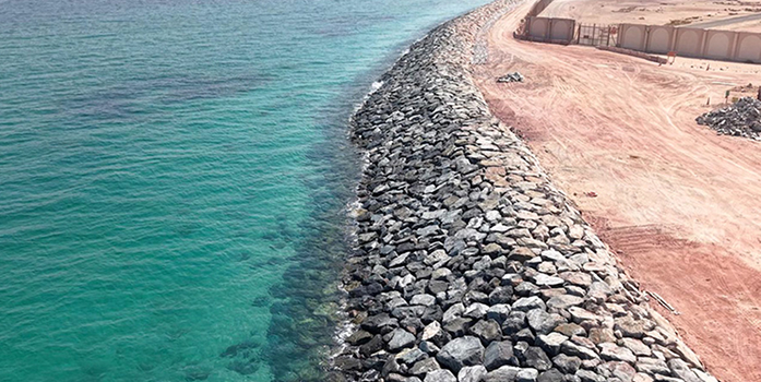 Rehabilitation of Ras Ghumais Road to Ghagha Island After Checkpoint